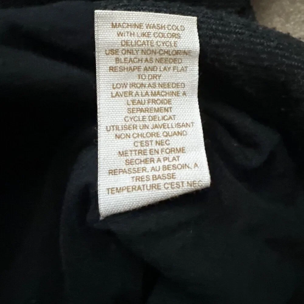 We The Free Black Womens Zip-Up Jacket Size 10